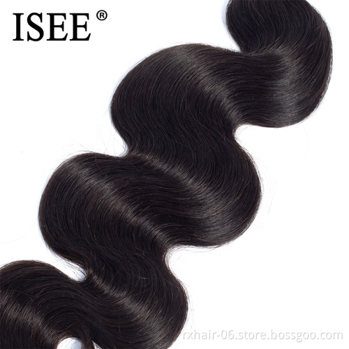 ISEE HAIR High Quality Wholesale Virgin Cuticle Aligned Double Drawn Brazilian Hair